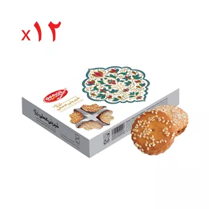 شیرینی عسلی نان رضوی 530 گرم - کارتن 12 عددی