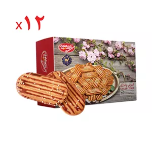 شیرینی پادرازی زنجبیلی نان رضوی 420 گرم - کارتن 12 عددی