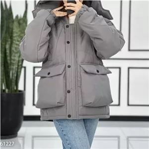 کاپشن کلاهدار مموری آستر دارو کلاهدار مدل جانیسا