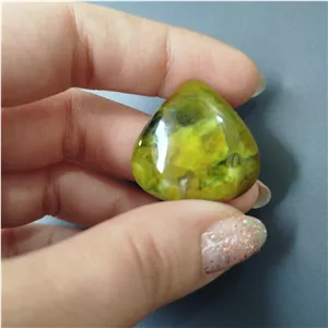 نگین سنگ اپال سبز اشکی ، درجه B