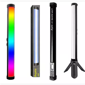نور باتوم لایت ال ای دی سپتا مدل J42 RGB توان 24 وات ( دارای اپلیکیشن ، مناسب نور رنگی بکگراند ، تولید محتوا و ...)