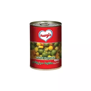 کنسرو مخلوط سبزیجات دلوسه