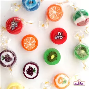 آبنبات لاکچری 100 گرمی آدرین (آبنبات طرح دار )