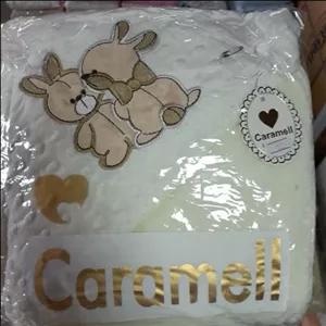 پتو مخمل کارامل مدل 332