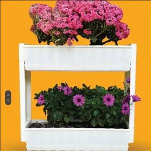 گلدان پلاستیکی ماهان دوطبقه درکارتن های6عددی