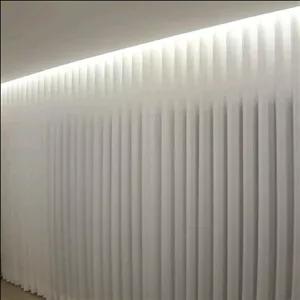 پرده کامل اماده حریر  الگانت مناسب عرض 2متر (6 متر پر چین )