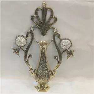 گلدان دیواری بزرگ سته دار برنز1004154