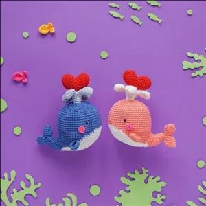 دلفین  بافتنی عاشق