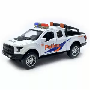 ماکت فلزی پلیس مدل فورد Raptor police مقیاس1.34