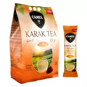  چای کرک زعفرانی کمل camel ساشه25 عددی