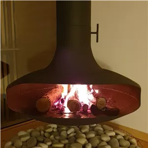 شومینه معلق مدرن  عدسی