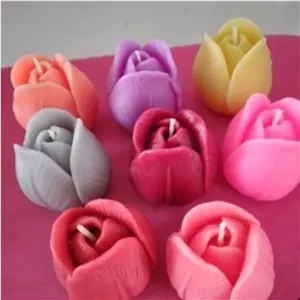 شمع غنچه رز 