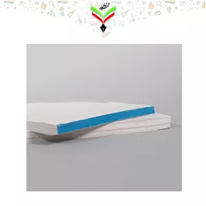 کاغذ کاهی چک نویس چرک نویس باطله A5 ته چسب 100 برگ کد 01