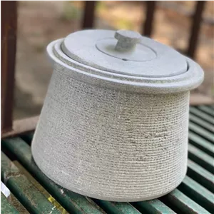 دیگ سنگی اصل مشهد  12 نفره طرح سنتی 