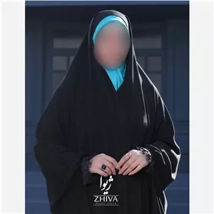چادر دانشجوییآستین فرشته و تور دانتلمچ پلیسه چادر آستین مچی دار چادر مجلسی زنانه کارمندی خبرنگاری