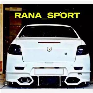 سپر عقب اسپرت رانا رنگ خام پس کرایه 