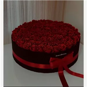 باکس گل ربانی شاین دار (پس کرایه) 