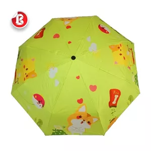 چتر تاشو دخترانه طرح فانتزی کد 01