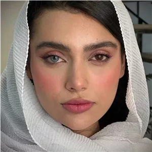 لنز مارلی لایت بلو آبی رگه دار مشابه چشم