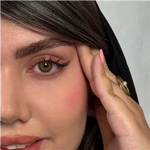 لنز رز کلارا هیزل زیتونی عسلی