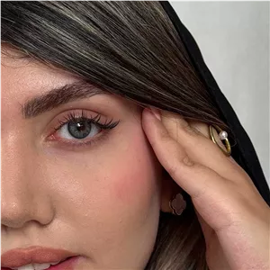 لنز رز آلیس بلو آبی دور دار