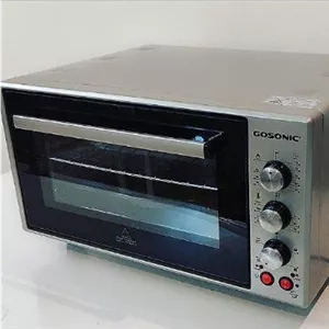 آون تستر گوسونیک  مدل GEO 650 لیتری استیل مات تایمر 90 دقیقه جوجه گردان  و کانوکشن حرفه ای 