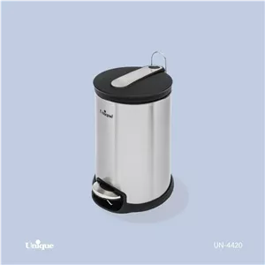 سطل زباله استیل12لیتر با ارام بند(یونیک)