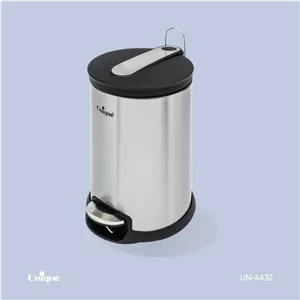 سطل زباله استیل 16لیتری باآرام بند(یونیک)