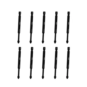 سری پیچ گوشتی چهارسو تام مدل بیت خور کد AJ-PH250MM سایز 5 سانتی متر  مجموعه 10 عددی