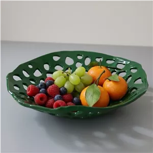 ظرف میوه خوری دفرمه سرامیکی (پس کرایه) 