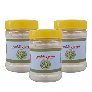سویق عدس - 250 گرم بسته سه عددی