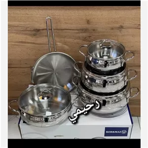 آرام پز زودپز سرویس قابلمه کرکماز تامبیک 9 پارچه خمره ای ترکیه اصل 5 لایه ضخیم 3طرح (( تضمین کیفیت و اصلی)) آرام پز 