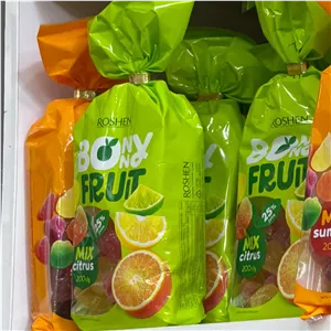 پاستیل شکری Bony Fruit روشن اوکراین طعم انواع مرکبات حجم 200 میلی