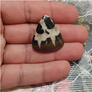نگین سنگ سپتارین سیاه معدنی کد 5