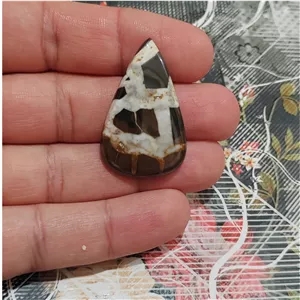 نگین سنگ سپتارین سیاه معدنی کد 6