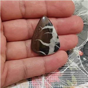 نگین سنگ سپتارین معدنی  کد 10