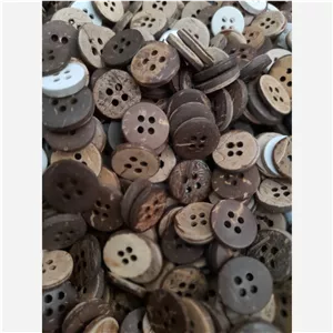 دکمه پیراهنی چوبی  چهار سوراخ