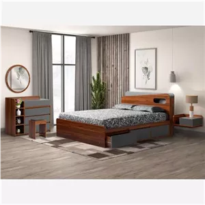 سرویس تخت خواب دونفره تمام ام دی اف BL00202