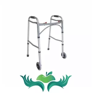 واکر چرخ دار تاشو با قابلیت تنظیم ارتفاع مجموعه دو عددی (عمده)