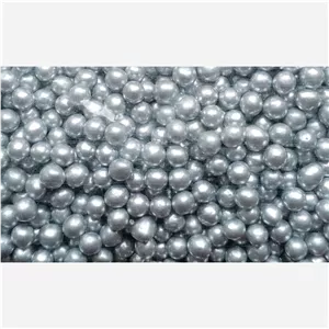 مروارید خوراکی نقره ای سایز 8 میلی بسته 10 گرمی.نقل رنگی