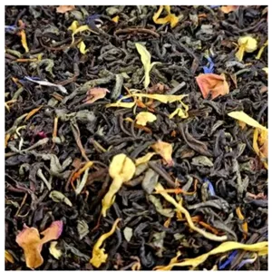 خوش طعم عالی اصل چای مراکشی اصل اکبر نیم کیلویی با عطر و طعم میوه های استوایی شاه چای مراکشی چای بهشت