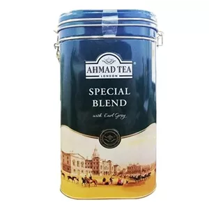چای سیاه اسپشیال احمد قوطی فلز 450 گرمی، ahmad tea london special blend