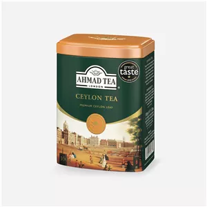 چای سیلان پرمیوم احمد قوطی فلز 200 گرمی،  ahmad tea london ceylon premium
