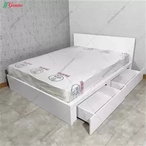 تخت خواب دونفره تمام ام دی اف BL00115