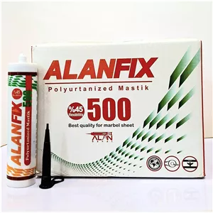 کارتون 24عددی چسب ماستیک ماربل شیت و ترمووال مدل ALAN FIX 500 چسبندگی قوی و ضدآب و درزگیر (پسکرایه)