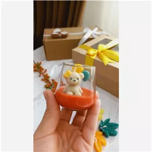 گیفت شیشه ای تدی و حیوانات