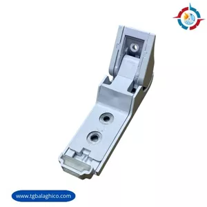 مکانیزم دستگیره یخچال و فریزر الجی و سامسونگ دوپیچ رنگ سفید (تکی)