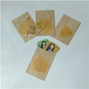 پاکت کاغذی دستساز طرح طبیعت 10 در 14 بسته 5 عددی پاکت گیفت پاکت کرافت پاکت هدیه 