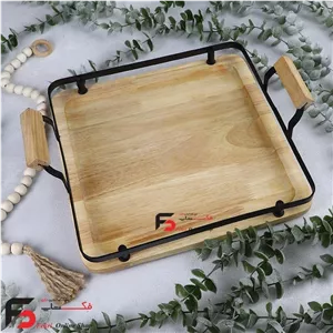 سینی چوبی مربع نوین
