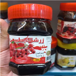 رب زرشک طبیعی چاشنی غذا ( کاهش کلسترول ، کبد چرب، عفونت مجاری ادراری ، فیبر غنی ، سم زدایی)